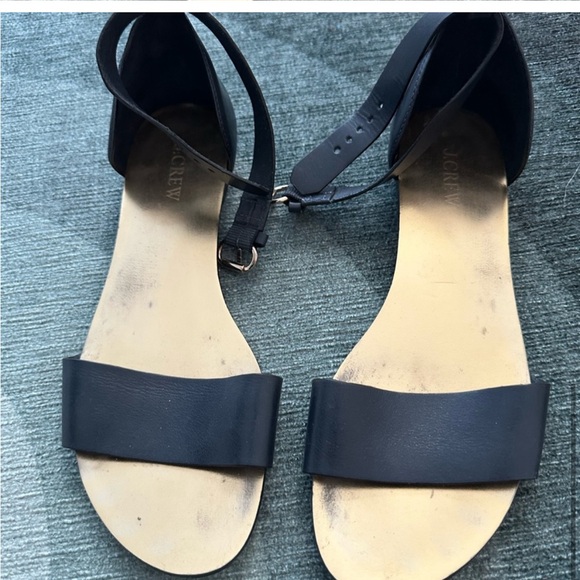 JCREW leather Sandals- women’s 8.5 - Picture 4 of 5